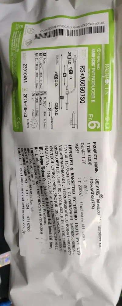 Terumo Radial Sheath - Image 6