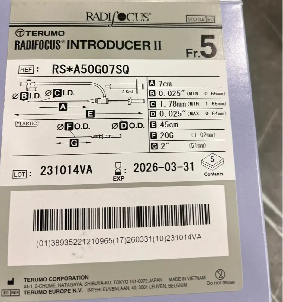 Terumo Radial Sheath - Image 3